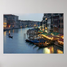 Venice Abend Grand Canal