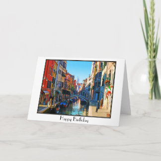 Venice Alley mit Liebe Zitat Karte