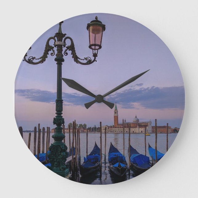 Venice Awakens Große Wanduhr (Vorderseite)