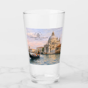 Venice Basilika Salute Aquarell Ikonische Kuppeln Glas