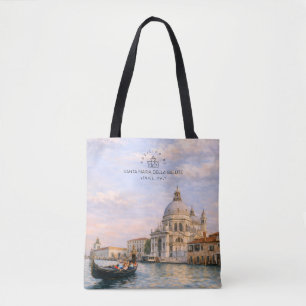 Venice Basilika Salute Aquarell Ikonische Kuppeln Tasche