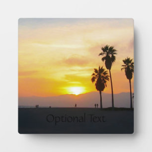 Venice Beach California Fotoplatte