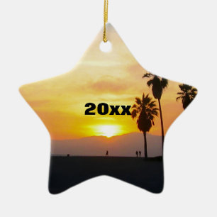 Venice Beach California Keramikornament