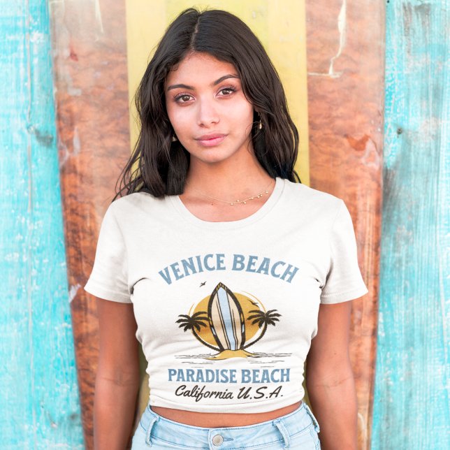 Venice Beach California Paradise Beach T-Shirt (Von Creator hochgeladen)