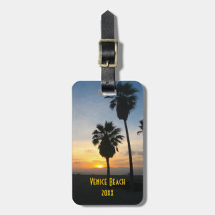 Venice Beach California Sunset Luggage Tag Gepäckanhänger