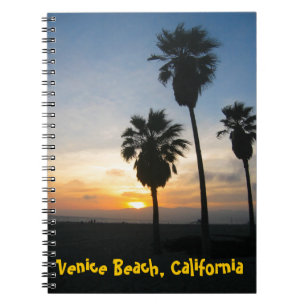 Venice Beach California Sunset Notizblock