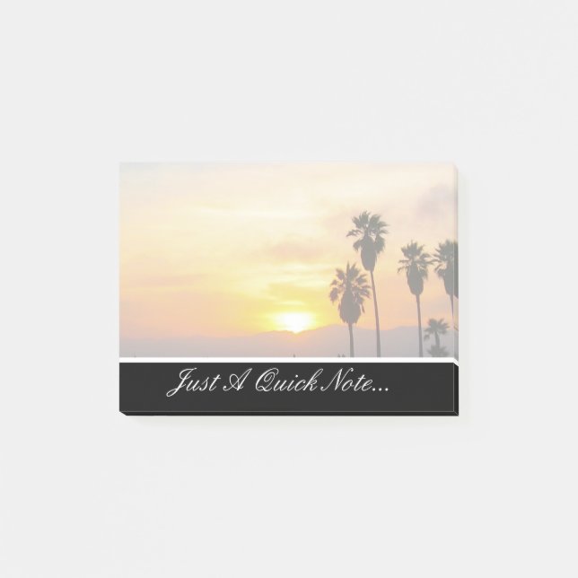 Venice Beach California Sunset Post-it Notes (Devant)