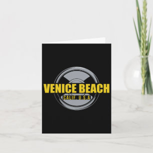 Venice Beach California Usa Gym Bodybuilding Works Karte