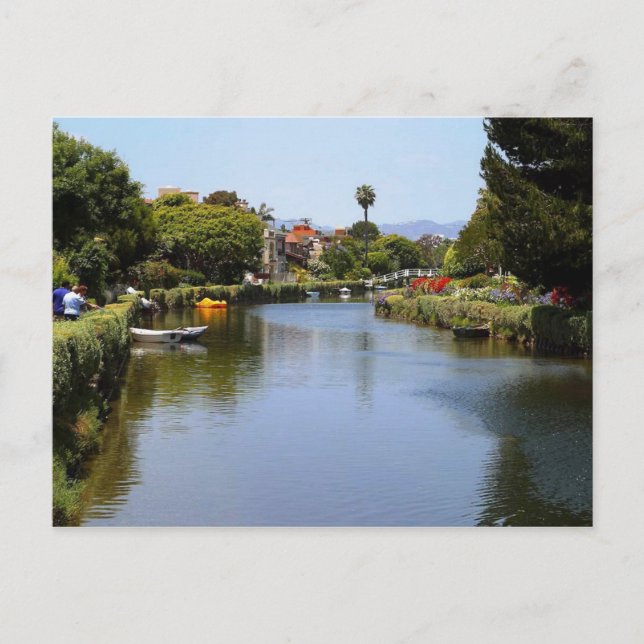 Venice Beach Canals, Los Angeles Carte postale (Devant)