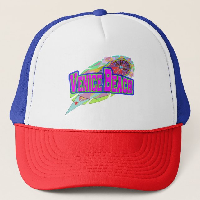"Venice Beach" Future Hat Truckerkappe (Vorderseite)