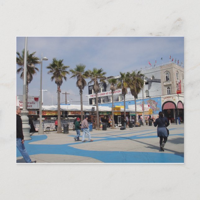 Venice Beach, Kalifornien Postkarte (Vorderseite)