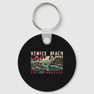 Venice Beach Los Angeles Reisen Sommerfamilie Vaca Schlüsselanhänger