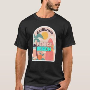 Venice Beach Pastellfarben Palmen Bäume T-Shirt