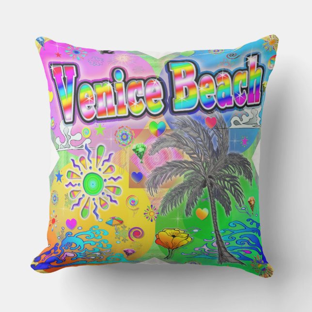 Venice Beach Quadro Seasons Pillow Kissen (Vorderseite)