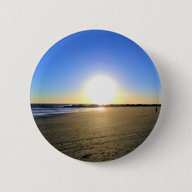 Venice Beach Sunset Button (Vorderseite)