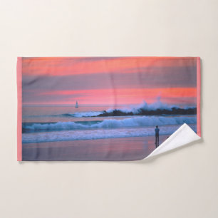 Venice Beach Sunset Handtuch