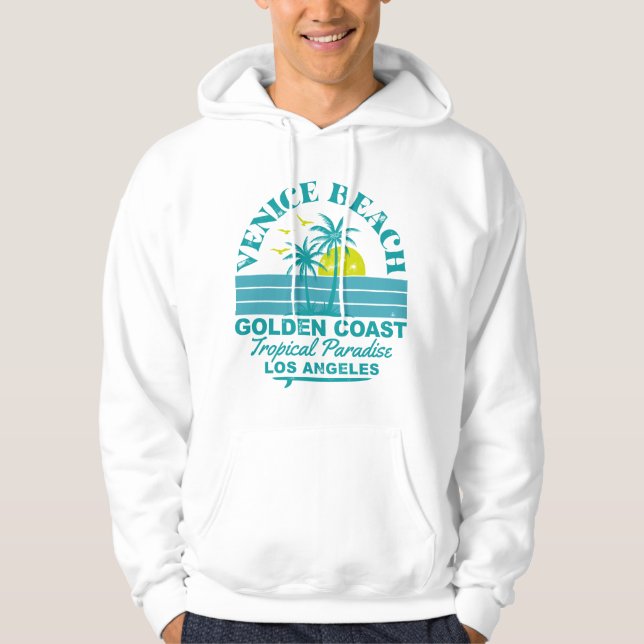 Venice Beach Sunset - Tropical Paradise Hoodie (Vorderseite)