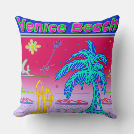 "Venice Beach" Surfer Pillow Kissen