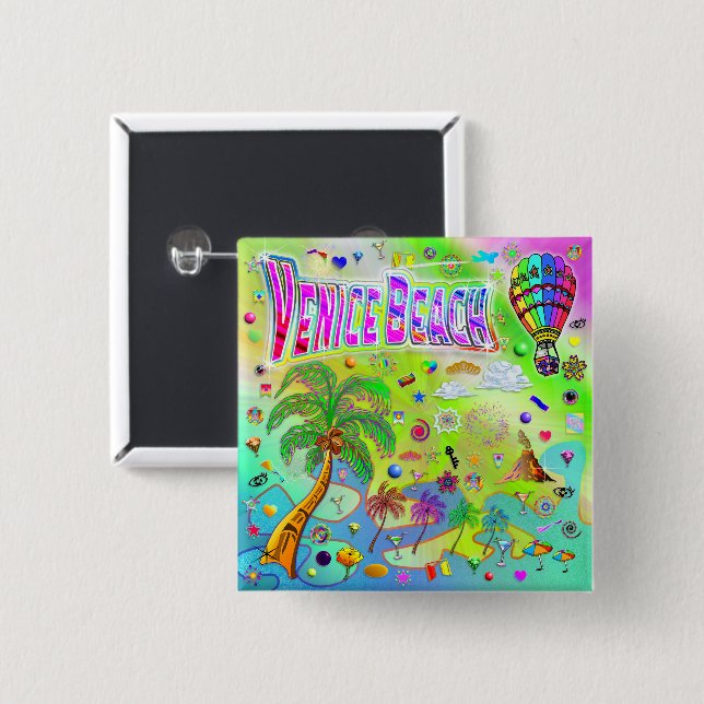 Venice Beach Timeless Melody Button (Vorne & Hinten)