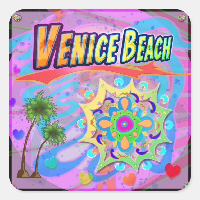 Venice Beach True Progress Aufkleber (Vorderseite)