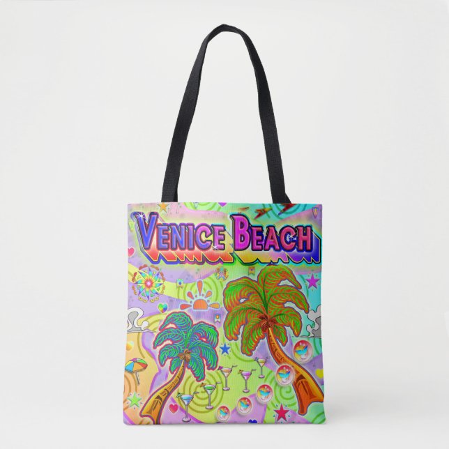 Venice Beach Vacances Sac fourre-tout cible (Devant)