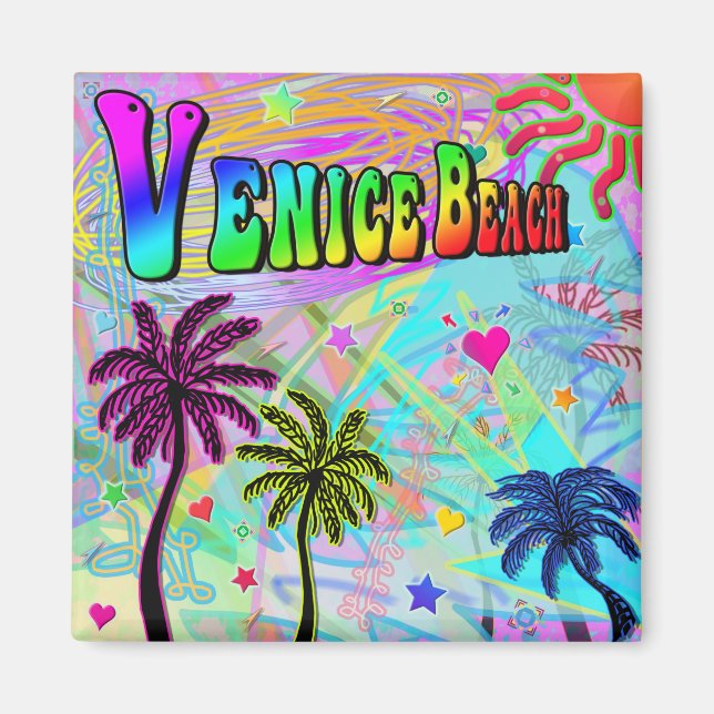 Venice Beach Vivid Romance Magnet (Vorne)