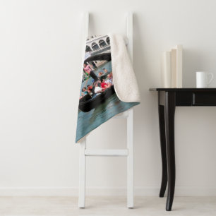 Venice Canal Sherpa Blanket Sherpadecke