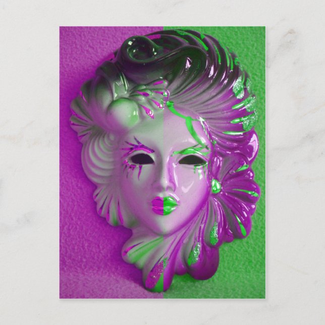 Venice Carnival Mask ELF Postkarte (Vorderseite)