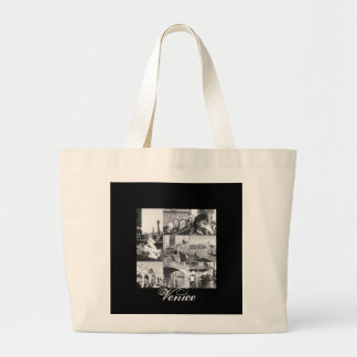 Venice Collage Souvenir Gift Tote Travel Bag Purse Jumbo Stoffbeutel