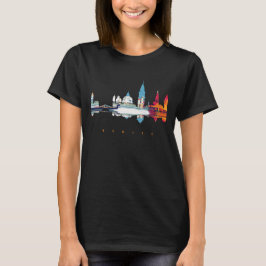 Venice Colordul Silhouette T-Shirt