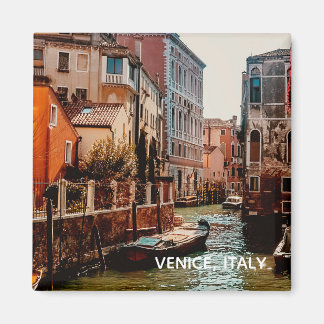 Venice Gondola Canal Italien Fotografie  Magnet