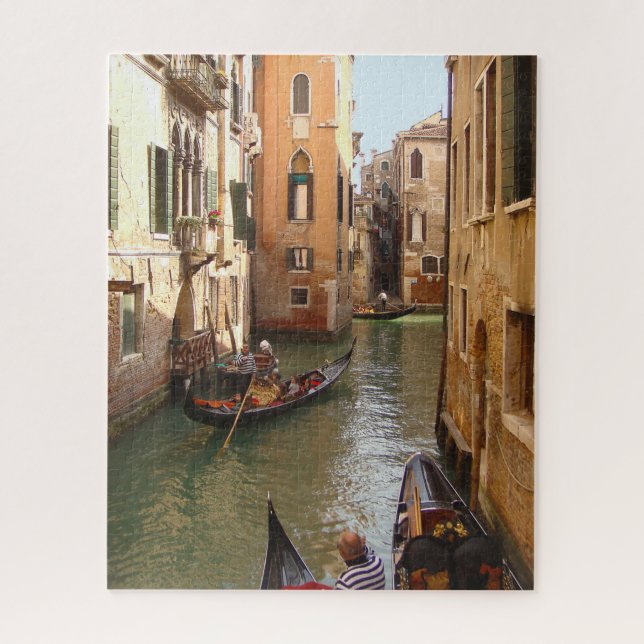 Venice Gondolas Jigsaw (Vertikal)