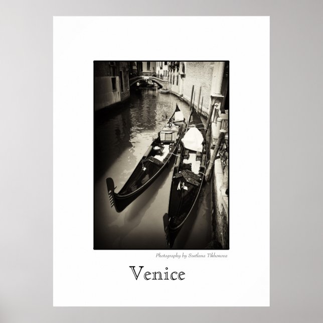 Venice Gondolas Poster (Vorne)