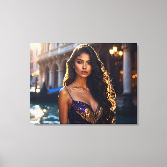 VENICE - I LOVE ITALY LEINWANDDRUCK (Vorderseite)