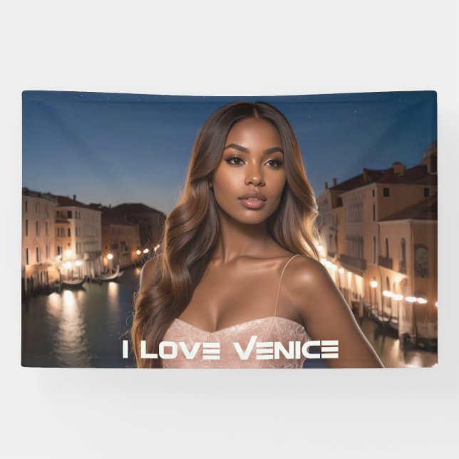 VENICE - I LOVE VENICE BANNER (Horizontal)