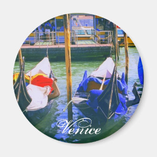 Venice Italie Gondola Magnet d'art