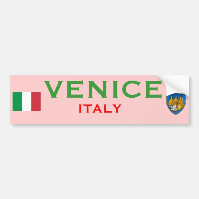 Venice (Italy) Mug Autoaufkleber (Vorne)
