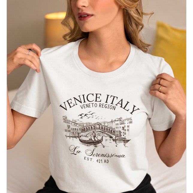Venice Italy Old Landscape T-Shirt (Von Creator hochgeladen)