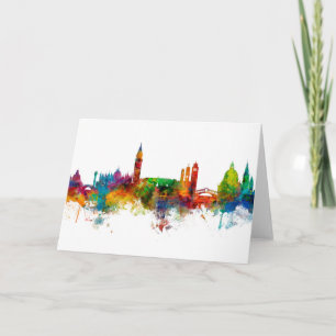 Venice Italy Skyline Karte