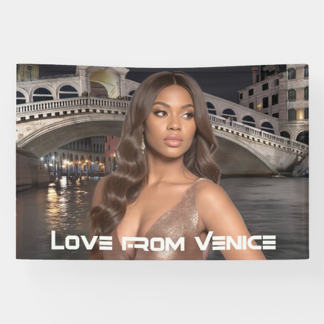 VENICE - LOVE FROM VENICE BANNER (Horizontal)
