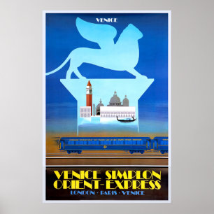 Venice Simplon Orient Express Plakat