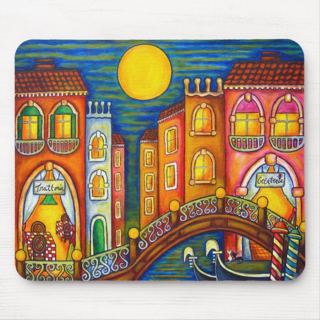 Venice Soiree Mousepad von Lisa Lorenz (Vorne)