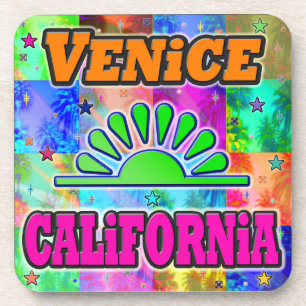 Venice Sun & Palms Coaster Untersetzer