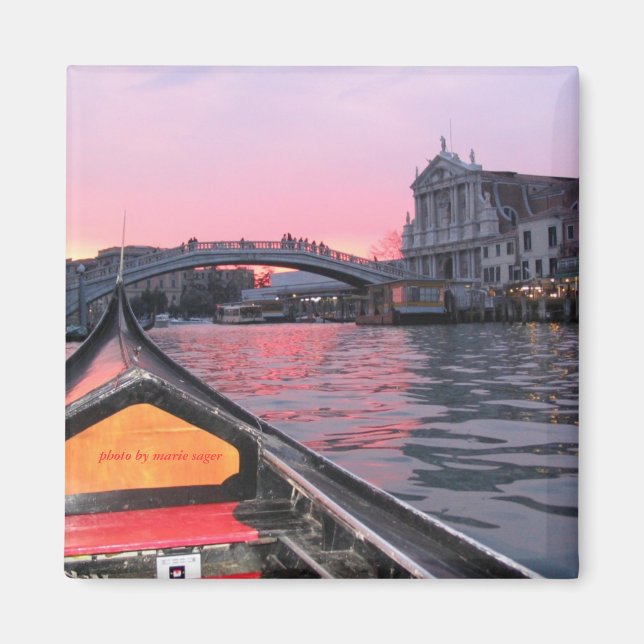 Venice Sunset Magnet (Vorne)