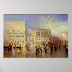 Venice the Bridge of Sighs J. M. W. Turner Italien Poster