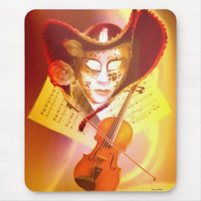 Venice Violinist Mousepad (Vorne)