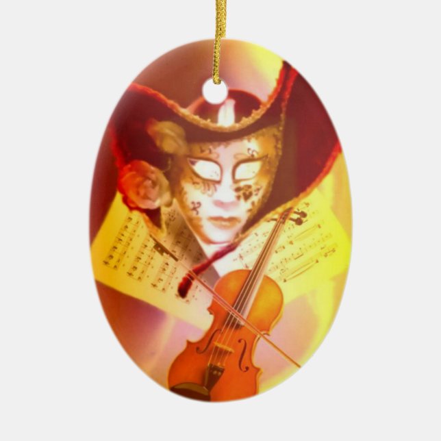 Venice Violinist Ornament (Vorne)