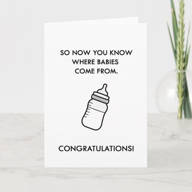 Venir De La Nouvelle Carte Bébé (Devant)