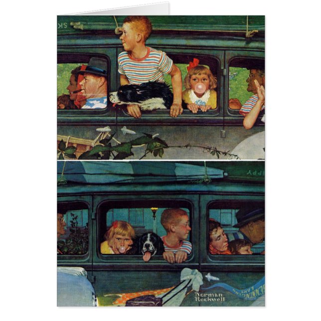 Venir et partir par Norman Rockwell (Devant)