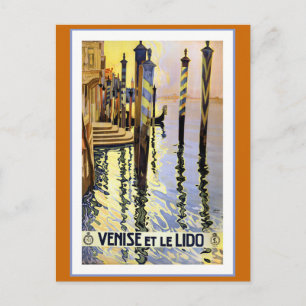 "Venise et le Lido" Postkarte